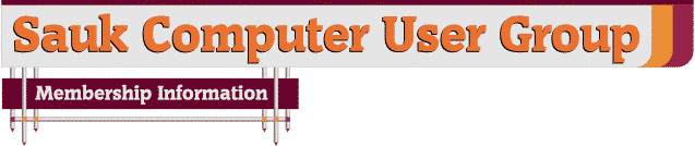 Sauk Computer User Group Membership Information
